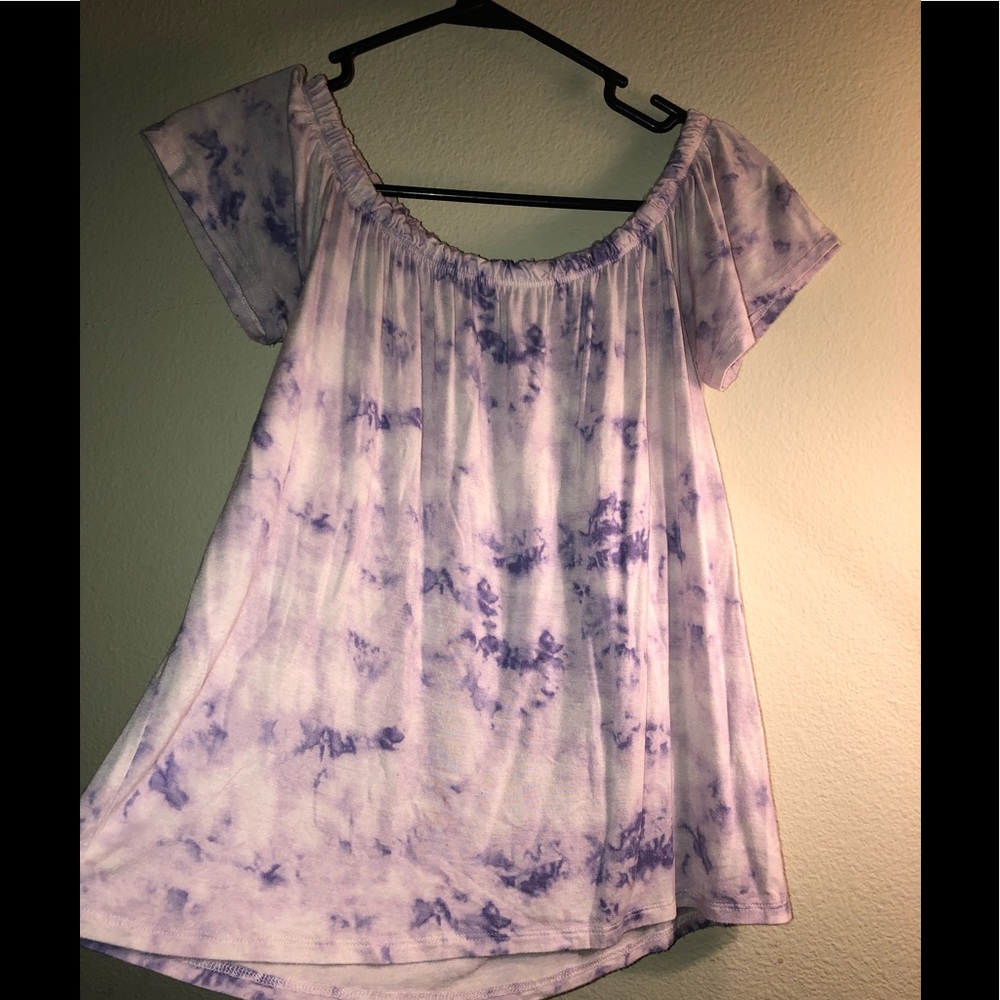 Off the shoulder soft top